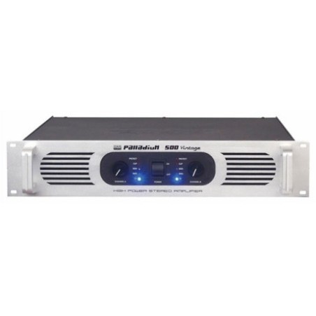 DAP P-500 2U High Power Class-AB Stereo PA Amplifier, Silver