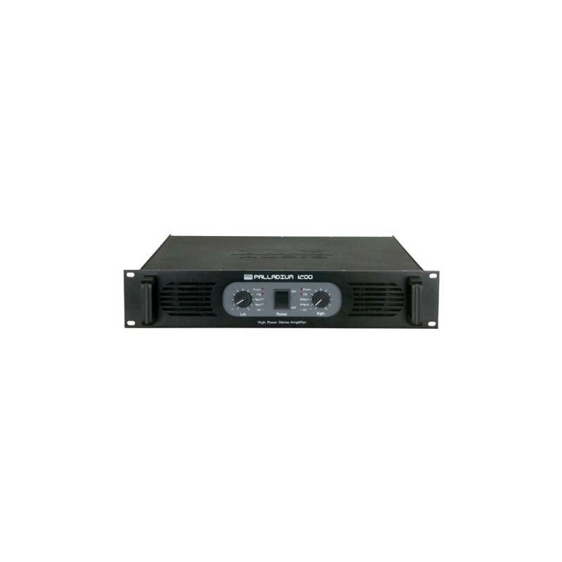 DAP P-1200 2U High Power Double Class-H Stereo PA Amplifier, Black