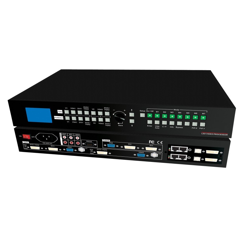 Akwil LED HD VIDEO SWITCHER 2x VGA + 1x DVI/ HDMI + 2x DVI-I