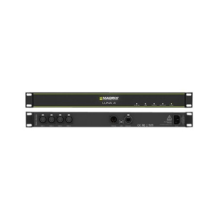 MADRIX Luna 4 DMX IN and 1 DMX OUT 5-Pin DMX512 Multi Universe Artnet Controller Low Latency