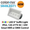 Coloronix SR49LED71 40W RGBW LED 4â€x 9â€ Recessed Wall Wash Light IP62 Weather Proofing Philips LED's
