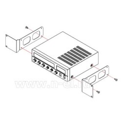 Inter-M - BKT-PA1000B - Rack Mount Kit for PA1000B