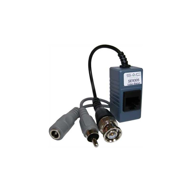 CCTV Pair of Video Audio Power Cat5e Baluns