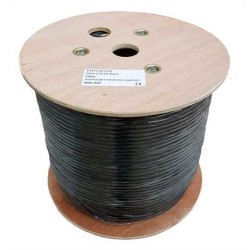 250m CAT6 Cable UTP 23AWG PE Solid CU Black