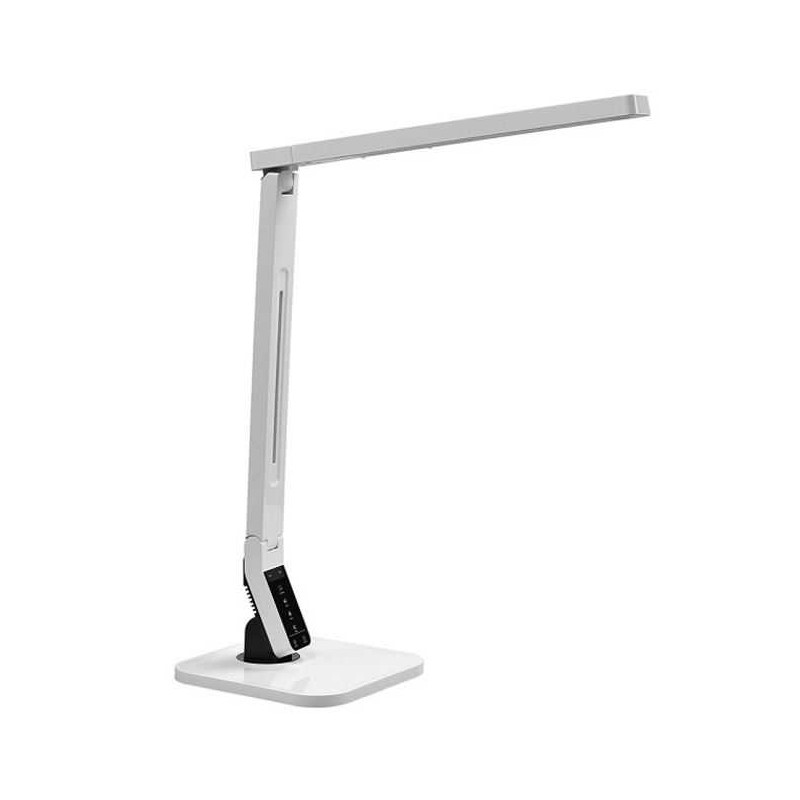 Dimmable Bedside LED Light with 2A USB Charging Socket and Adjustable Angle Arm