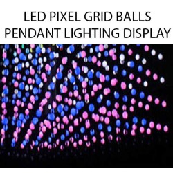 3D RGB LED Pixel Vertical Pendant Balls 360 degree