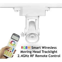 Smart Motorised RGBW LED Tracklight 2.4GHz