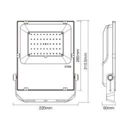 50W RGB+CCT LED Floodlight Full Colour and Colour Temperature Controlled Flood Light