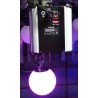RGB LED DMX Kinetic Ball Pendant 20cm High Speed Motorised Winch and Colour Ball DMX512