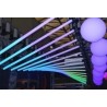 RGB LED DMX Kinetic Pixel Tube 1m and 2m Pendant Motorised Winch 0-1.5m & 0-4m and Colour Tube 0.2m per sec DMX512 8CH