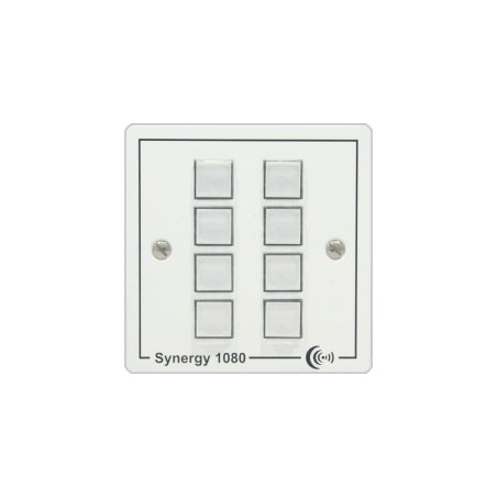 Synergy 1040 4 button controller on single gang panel, with UK psu