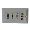 Custom HDMI RCA USB Audio Jack Input Wallplate Module