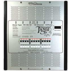 Mode TP-03-12-TE Tiger Dimmer Pack Trailing Edge Dimmable Power Unit (12 Channels of 3 Amps, Inductive 3 Amps)