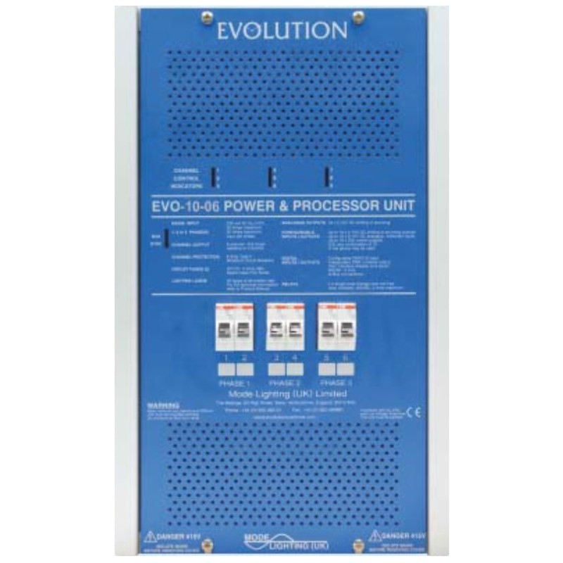 Mode EVO-10-06 Evolution Power & Processor Unit (6 Channels of 10 Amps, Inductive 9 Amps)