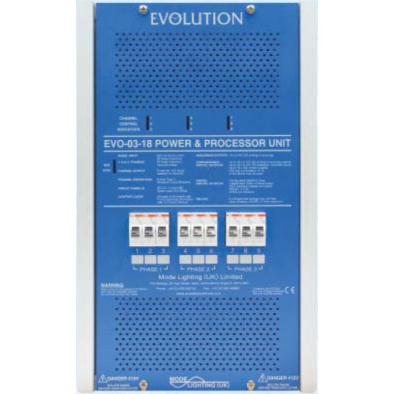 Mode EVO-03-18 Evolution Power & Processor Unit (18 Channels of 3 Amps, Inductive 3 Amps)