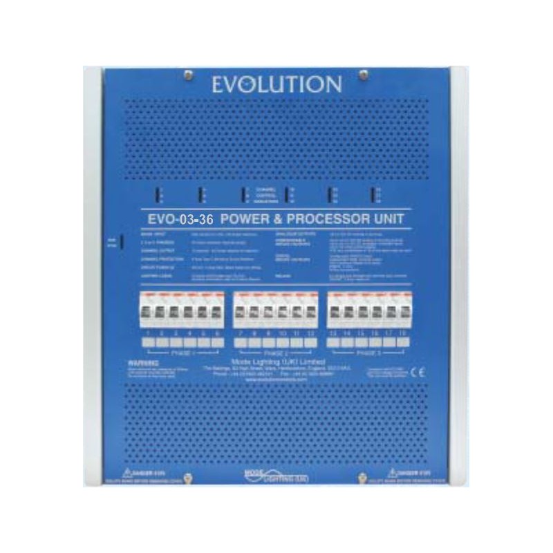 Mode EVO-03-36 Evolution Power & Processor Unit (36 Channels of 3 Amps, Inductive 3 Amps)
