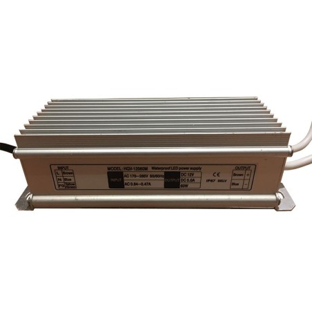 12V 60W 5A PSU IP67 Power Supply