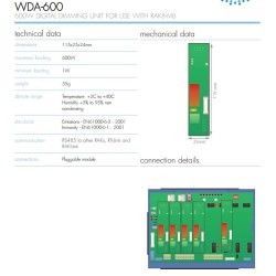 Rako WDA-600 600W Digital dimming unit for use with RAK8-MB