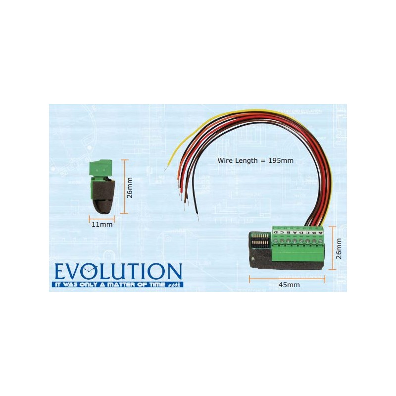 Mode EVO-INT-CI-04 Evolution Input Module (Evolution 4 Way Micro Contact Input Module)