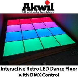 Single Pixel Interactive and DMX LED Dance Floor Modules