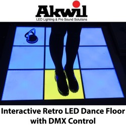 Single Pixel Interactive and DMX LED Dance Floor Modules