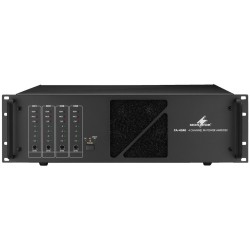 MONACOR PA-4240 4x 240W 100V Line Digital Quad Power Amplifier 960W 100V Total