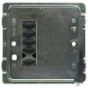 Mode TP-SGP-50-BLK Tiger Switch Plate (5 Black Buttons, Single Gang, Excluding Fascia Plate)
