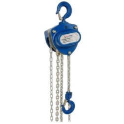 Chain Hoist 1 Tonne 6m with Canvas Chain Bag 2m Circular Round Sling