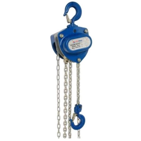 Chain Hoist 1 Tonne 6m with Canvas Chain Bag 2m Circular Round Sling