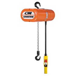 Motorised Chain Hoist 1 Tonne 6m with Canvas Chain Bag 2m Circular Round Sling