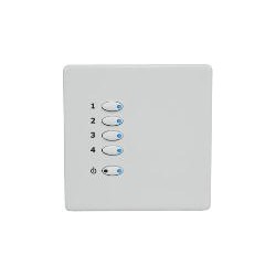 Mode TP-SGP-50-WHI Tiger Switch Plate (5 White Buttons, Single Gang, Excluding Fascia Plate)