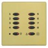 Mode Tiger Switch Plate Wall Plate Fascia TP-S-PBR-** (Single Gang, MK Aspect Polished Brass)