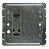 Mode TP-SGP-20-BLK Tiger Switch Plate (2 Black Buttons, Single Gang, Excluding Fascia Plate)