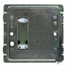 Mode TP-SGP-20-WHT Tiger Switch Plate (2 Black Buttons, Single Gang, Excluding Fascia Plate)