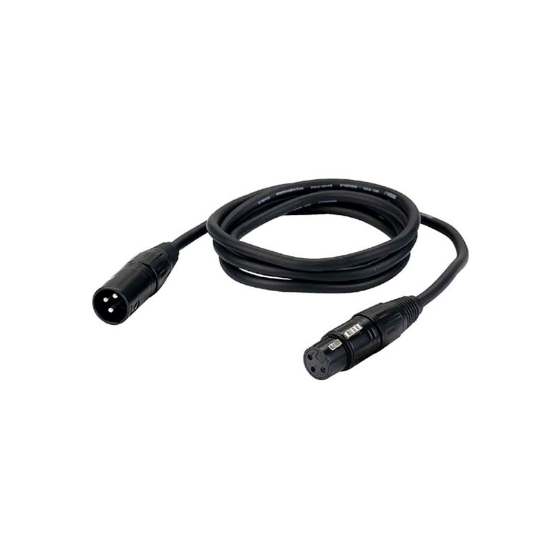 XLR Male-Female 3m