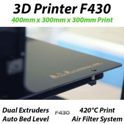 CreatBot F430 3D Printer 420°C Dual Extruders 300x300x400mm Build Size ABS PLA PC Nylon Carbon PETG