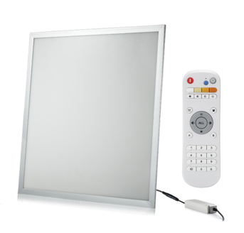 cct colour temperature controlled led lighting panel 40W wireless control remote and panel