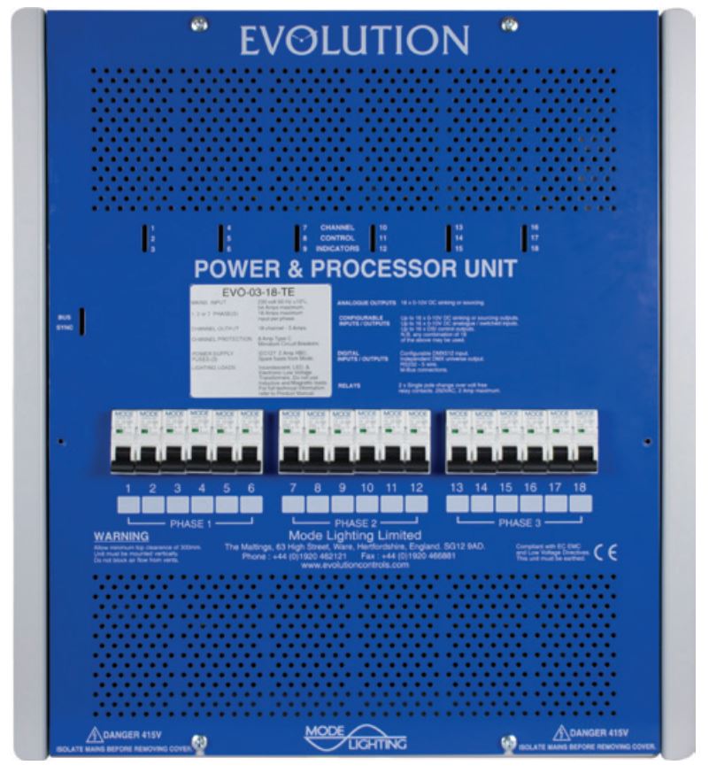 Mode EVO-03-18-TE 18 Channel Dimmer Trailing Edge