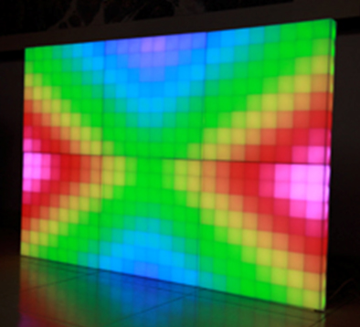 LED-DMX-512-RGB 50cm x 50cm 64 Pixel