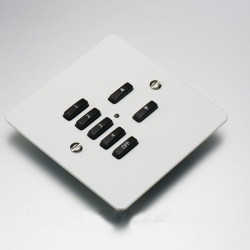 Rako White Cover Plate Fascia for Wall Wired Plates WVF-XXX-W