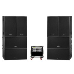 OHM TRS 15KW Complete Mobile Sound System Dance Stack