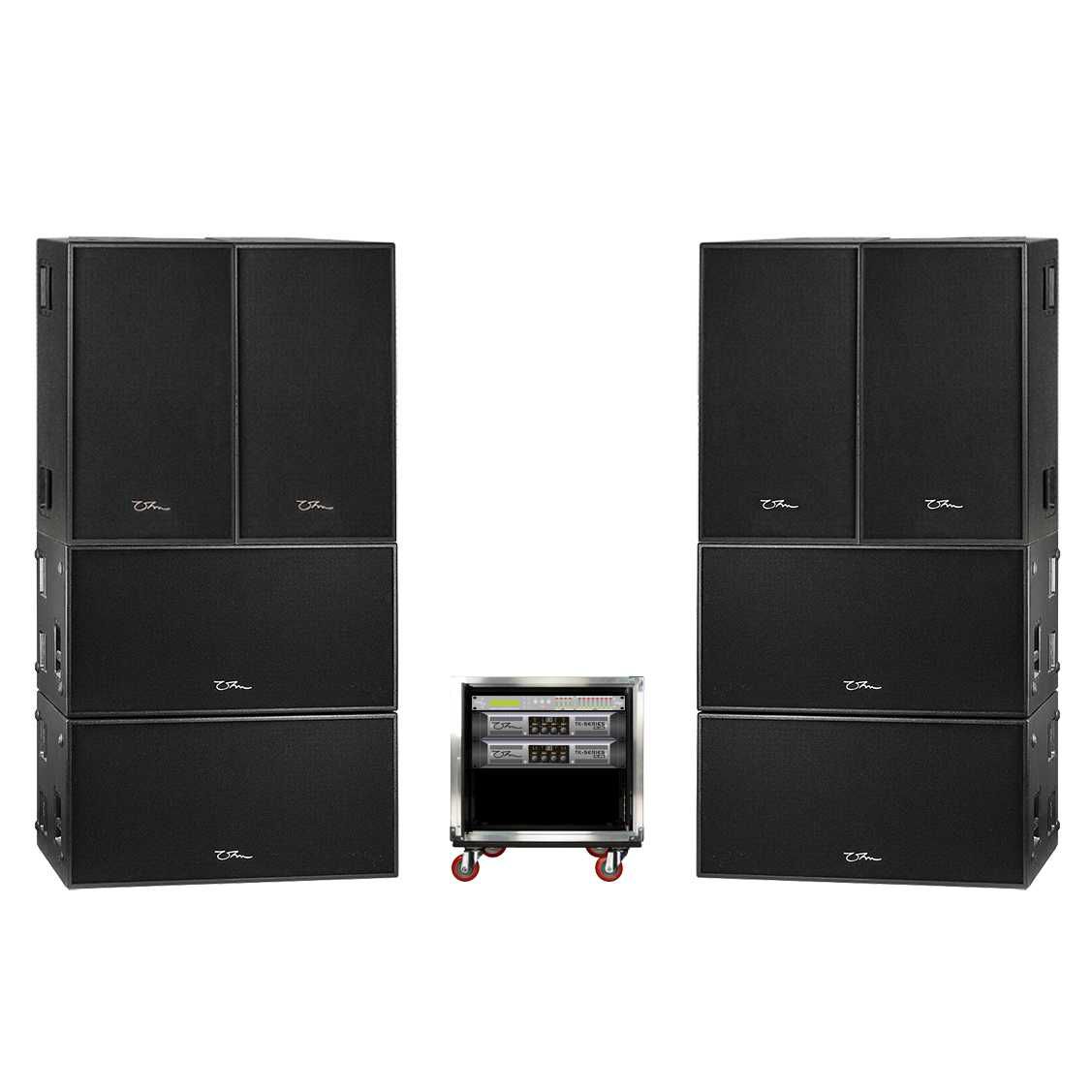 Ohm Trs 15kw Complete Mobile Touring Loudspeaker Dance Stack