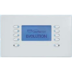 Mode EVO-LCD-55-WHI Evolution LCD Control - White (10 White Buttons, Twin Gang, excluding Fascia Plate)