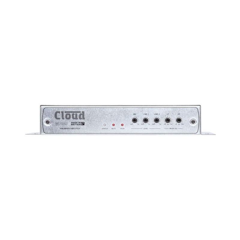 Cloud MA80 80W Mini Amplifier 4 Ohm Output Priority Microphone Input
