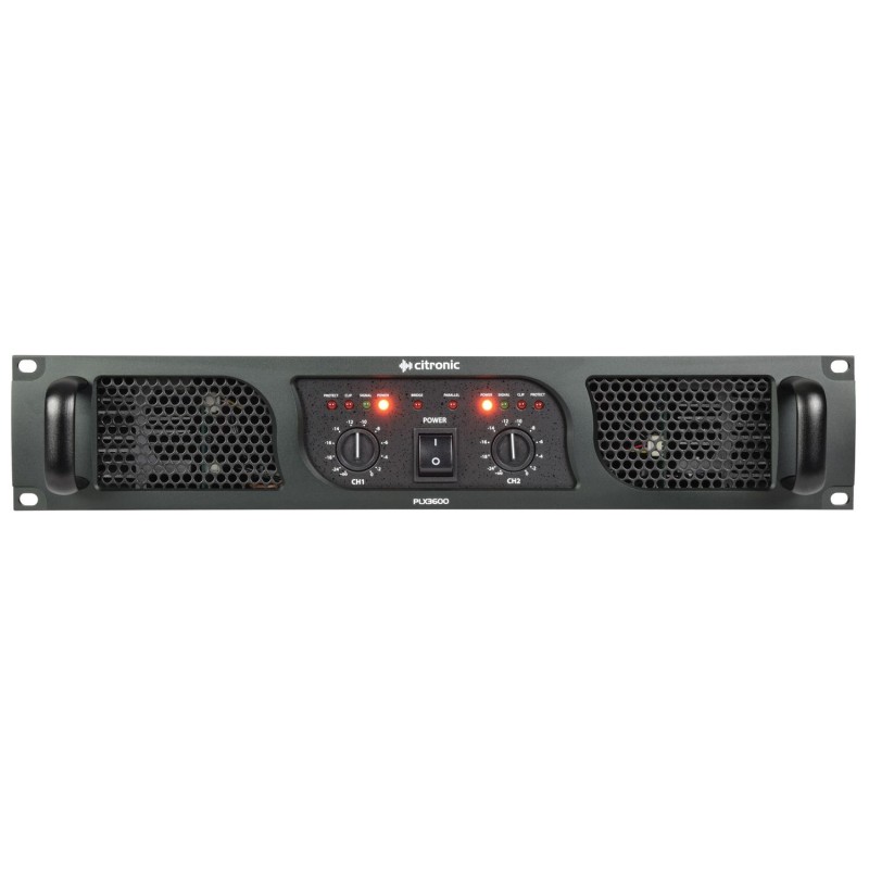 Citronic PLX3600 Power Amplifier 2x 1400W rms at 2 Ohm with Clip Limiter