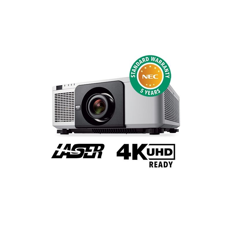 NEC NP-PX1004UL-WH 10000 Lumen HD Laser Projector for 3D Polarised Projections