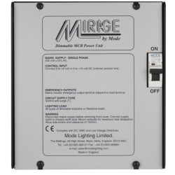 Mode Mirage Dimmable Power Unit SP-20-01 (1 Channel of 20 Amps, Inductive 20 Amps)