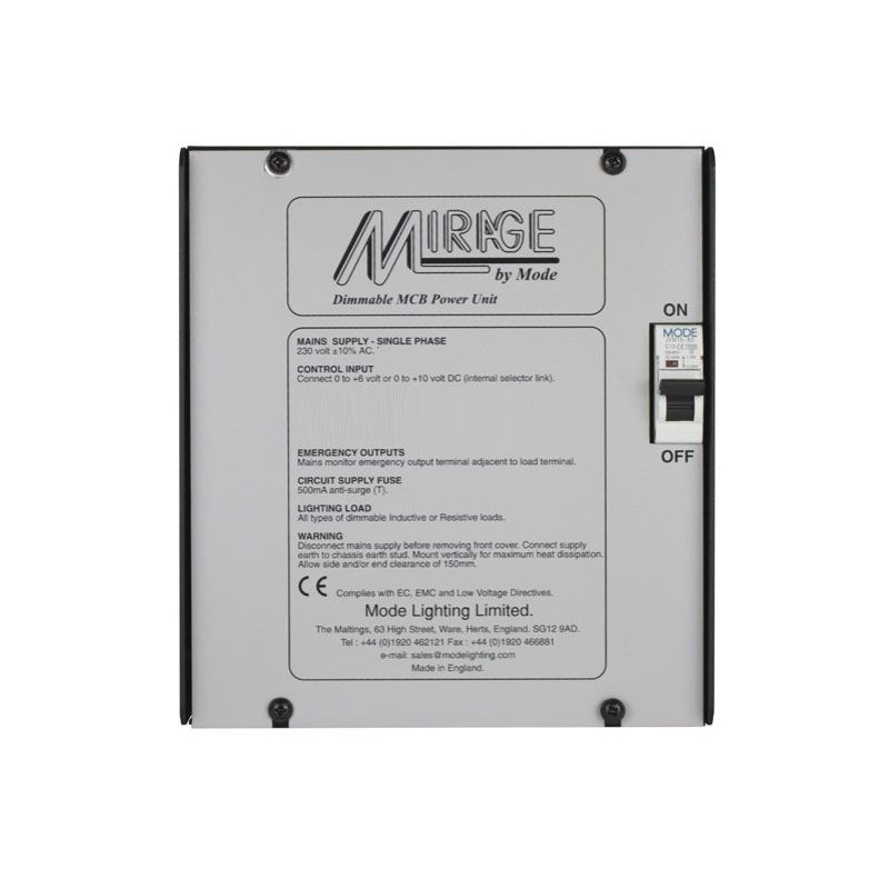 Mode Mirage Dimmable Power Unit SP-20-01 (1 Channel of 20 Amps, Inductive 20 Amps)