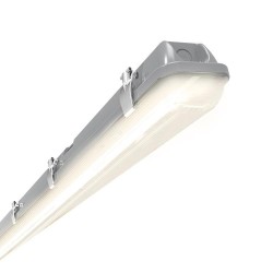 1x30W Integrated LED Fitting 240V Non-Dimmable Colour temperature 4000K Cool White 3240 lumens 108 lumens per Watt IP65 Rated