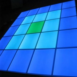 Single Pixel LED Dance Floor Modules Configurable System 500mm x 500mm RGB Pixel Colour Panel Floor Tiles